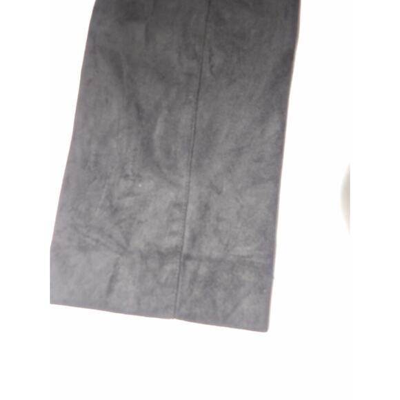 Talbots 14 Pant Faux Suede Black Pull On Tapered Ankle Stretch High Rise - Picture 13 of 14
